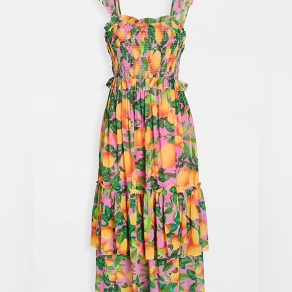 NWT Farm Rio Sunset Maxi Dress - Picture 5 of 7
